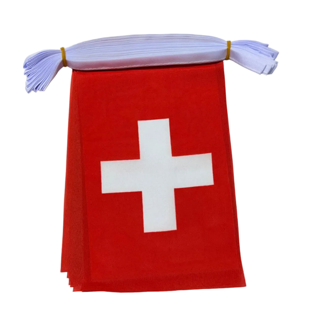 Buy switzerland bunting online. Decoration for World Cup 2026.