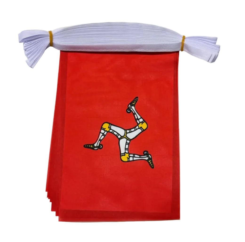 Buy isle of man bunting online. Premium polyester for indoor or outdoor use.