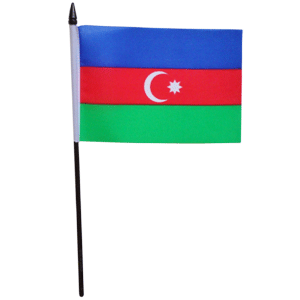 Azerbaijan Desk Flag | Buy Azerbaijan Table Flags at Flag and Bunting Store