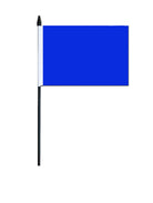 Blue desk flag