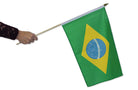 Buy Brazil Waving Flags from the UK flag specialist Flag and Bunting Store