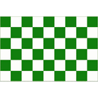 Green & White Chequered Flag