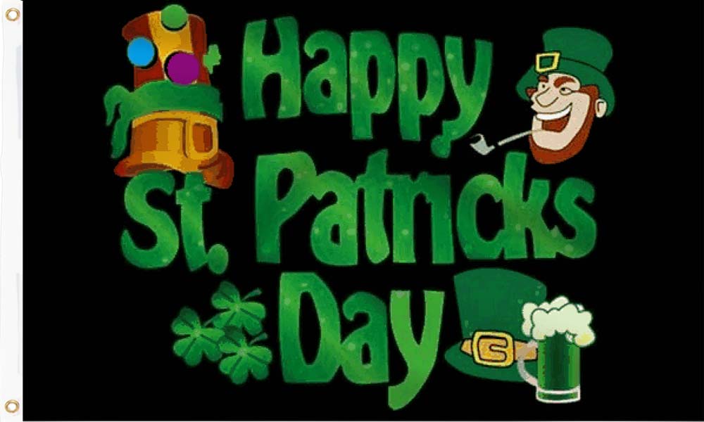 St Patrick's Day Flag - Premium Polyester Flags | UK Fast Delivery ...