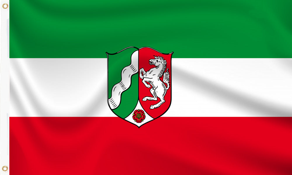 Buy nordrhein westfalen flag online. Premium polyester for indoor or outdoor use.