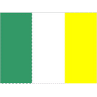 Offaly Flag(Green, White and Yellow)