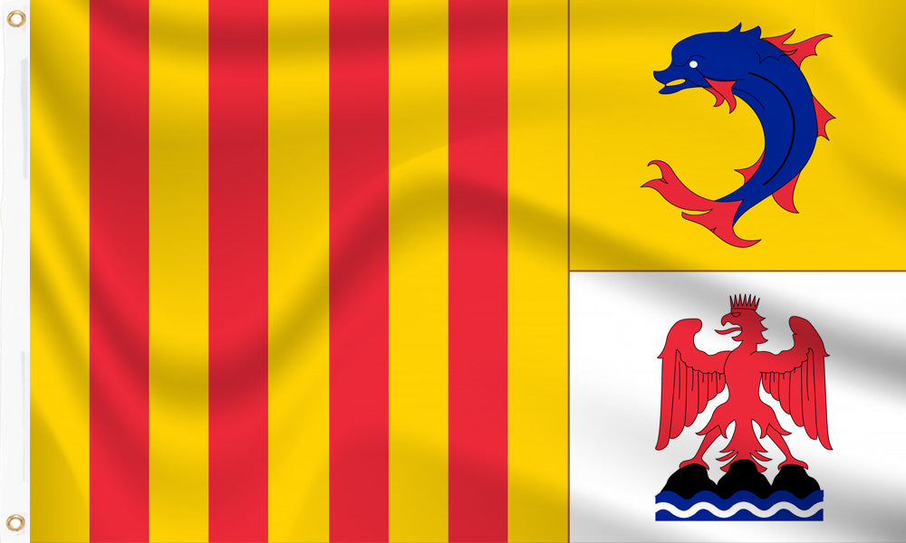 Buy provence alps cote dazur flag online. Premium polyester for indoor or outdoor use.