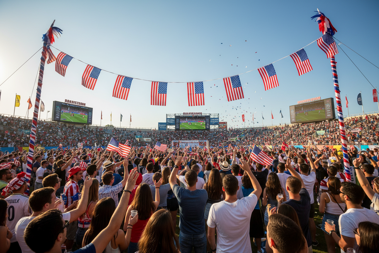 america usa bunting for displays and events.