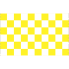 Yellow & White Chequered Flag