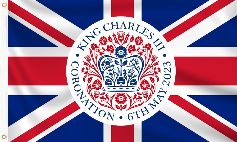 Coronation Flag with Official Logo